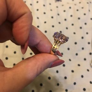 ring with real gemstone